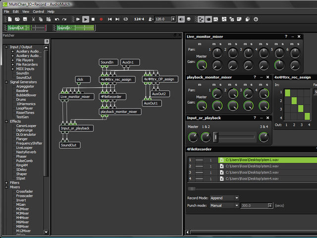 AudioMulch 2.0: there are more new features to come.