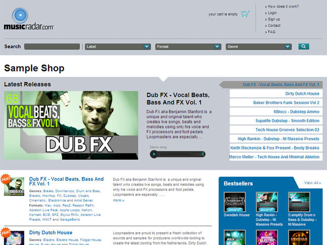 MusicRadar's sample store is open for business now!