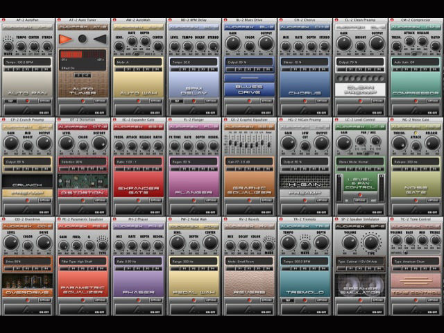 That's a lot of pedals.