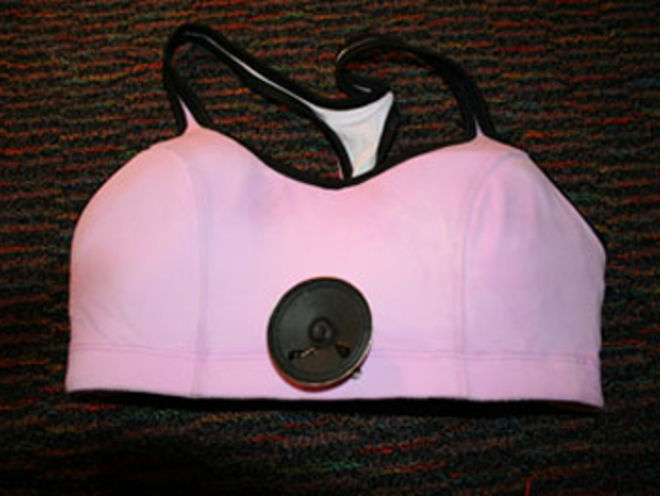 Musical bra enhances your chest's playability