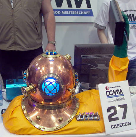 Diving helmet pc