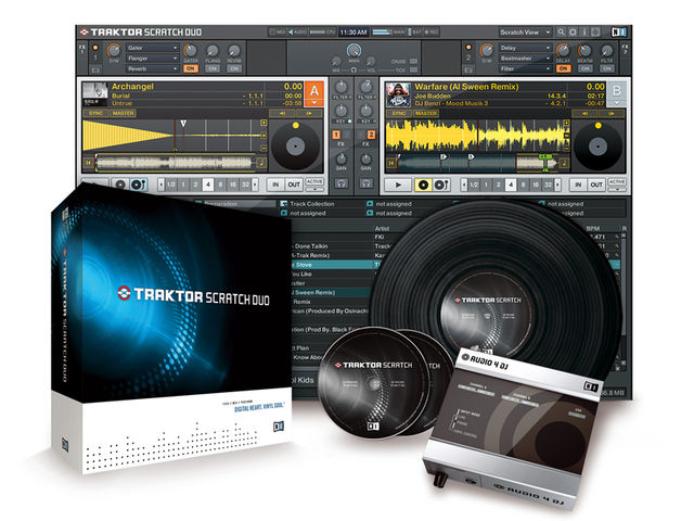 The Traktor Duo software is the centrepiece of the Traktor Scratch Duo bundle.