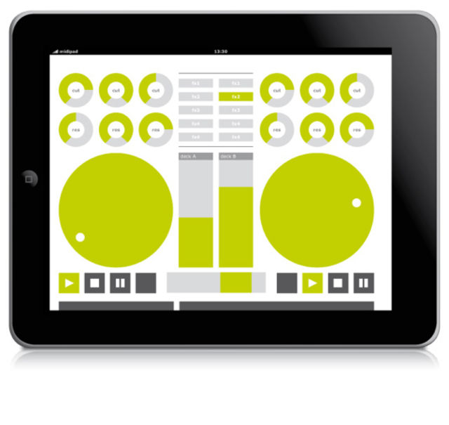 midipad DJ view