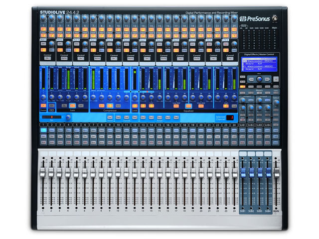 PresSonus Studiolive 24:4:2: now that's a mixer.