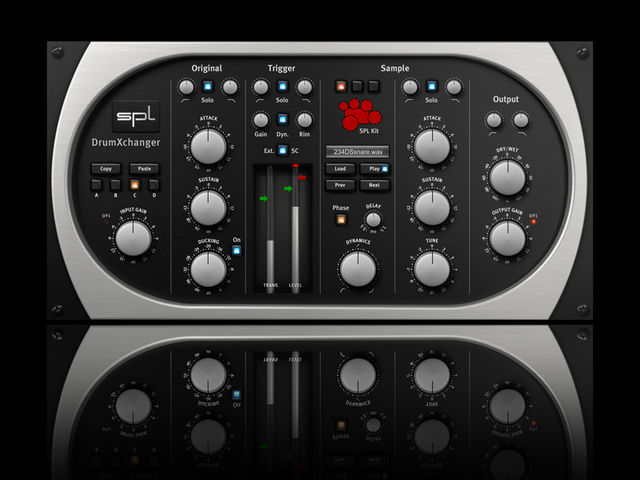 DrumXchanger uses SPL's Transient Designer technology.