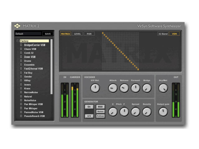 The new Matrix GUI.