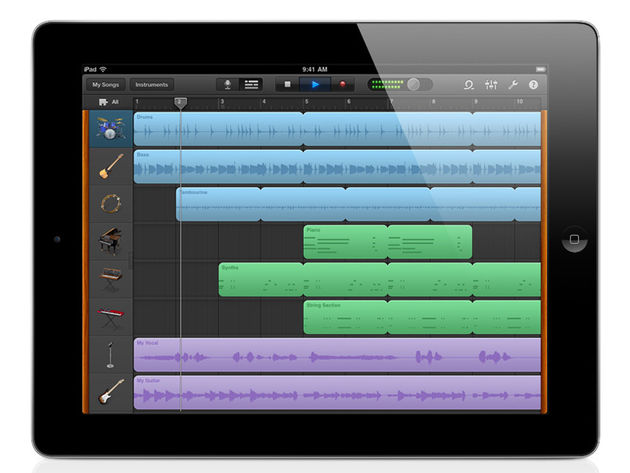 It's like GarageBand, but on an iPad