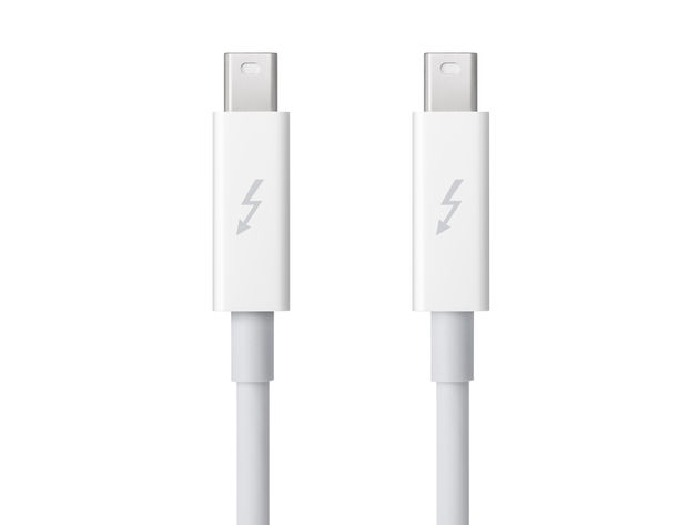Thunderbolt cable A Thunderbolt cable. Exciting, eh?