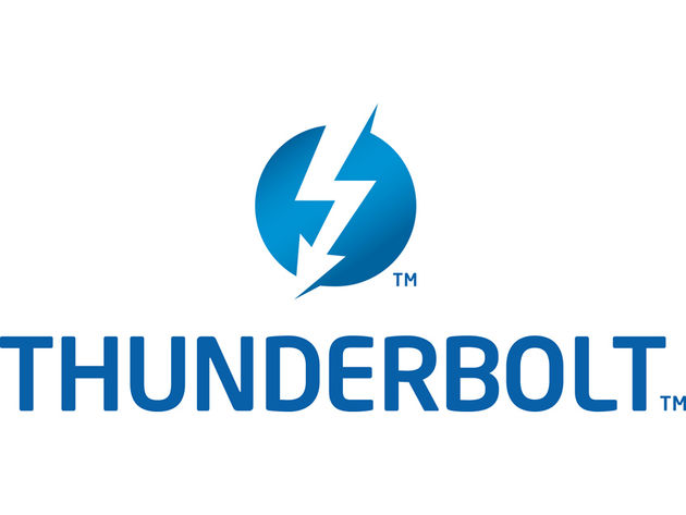 Thunderbolt logo The Thunderbolt logo: expect to be seeing this a lot.
