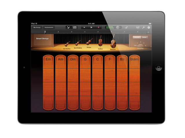 GarageBand for iOS: now with Smart Strings.