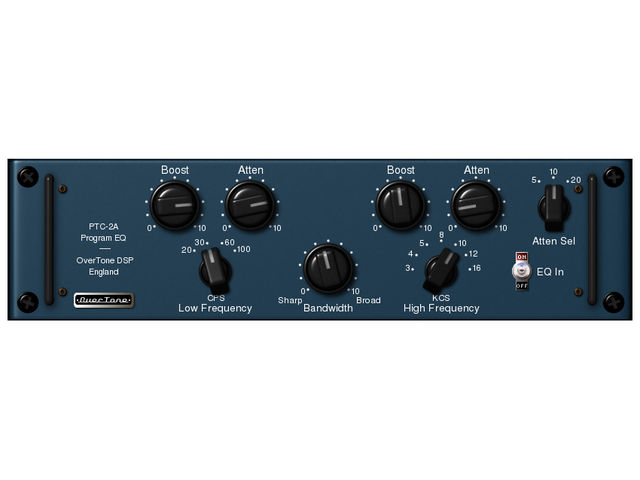 OverTone DSP PTC-2A Vintage Program EQ