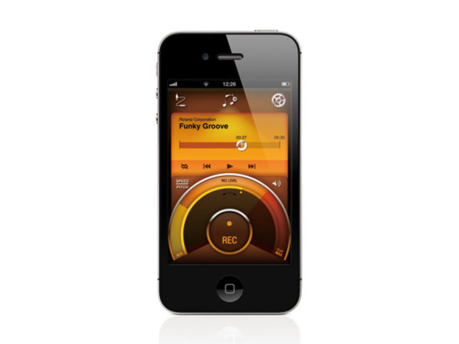 Rolands Connect Wireless Recording for iPhone