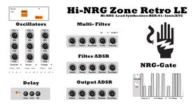 Téléchargez gratuitement le plugin de synthé SonicXTC Hi-NRG Zone Retro LE