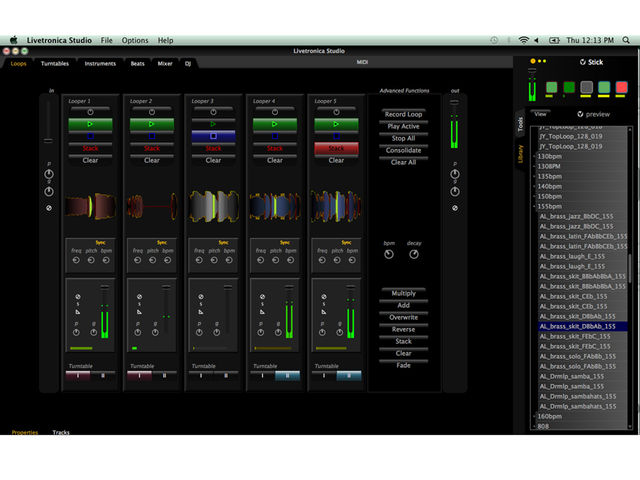 Loop view Loop Console