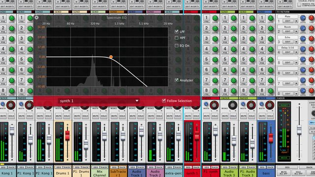 Reason 7 The new analyser/EQ and tweaked mixer are brilliantly implemented.
