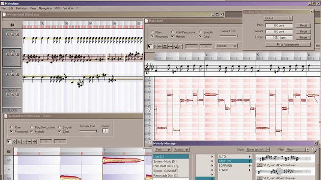 Melodyne: pitch perfect.