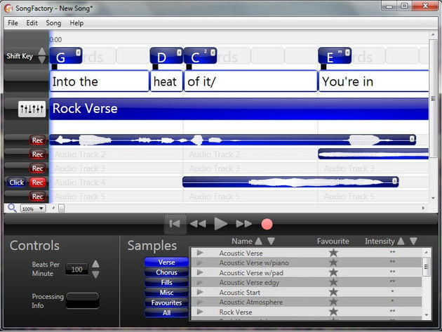 SongFactory: taking the strain out of songwriting?