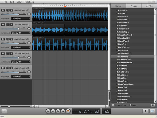 Soundstation Studio follows standard sequencing conventions.