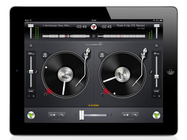 algoriddim djay/djay for iPhone, £13.99/69p