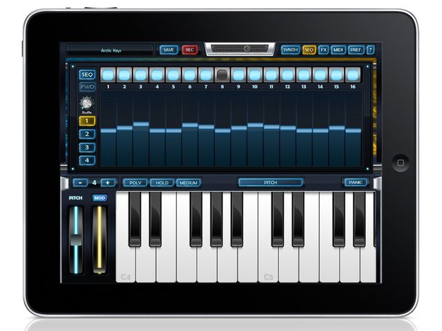 Arctic Keys Arctic Keys' 16x4 gated step sequencer.