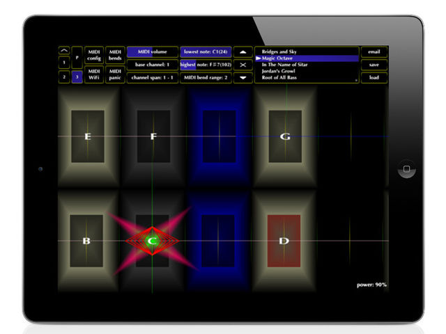 Geo Synthesizer Jordan Rudess's Geo Synthesizer: click the image for more screenshots.