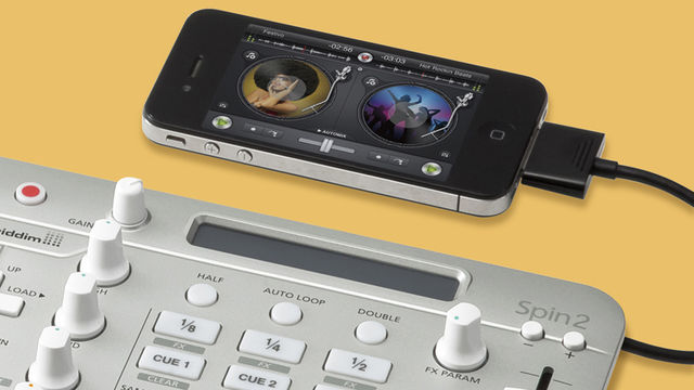 Vestax Spin 2 With iPhone.
