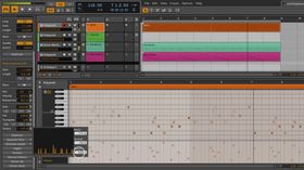 Bitwig Studio instrument clip handling previewed