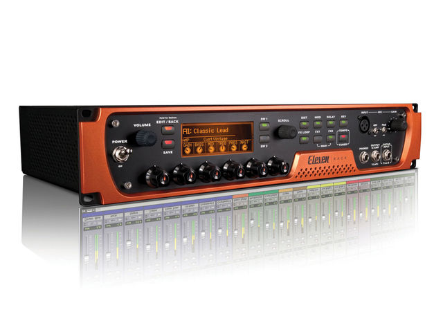 Eleven Rack is designed to slot into your studio and stage setups.