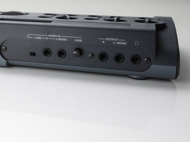 Round the back