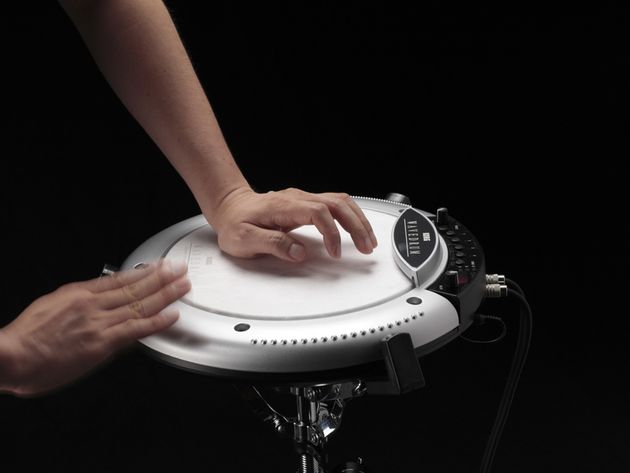 You'll be able to get your hands on the Wavedrum in December.