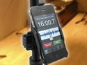 Mount your iPhone 4 to a mic stand with TelePad-4