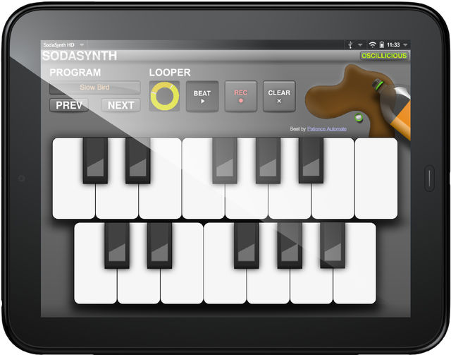 SodaSynth HP Touchpad blank