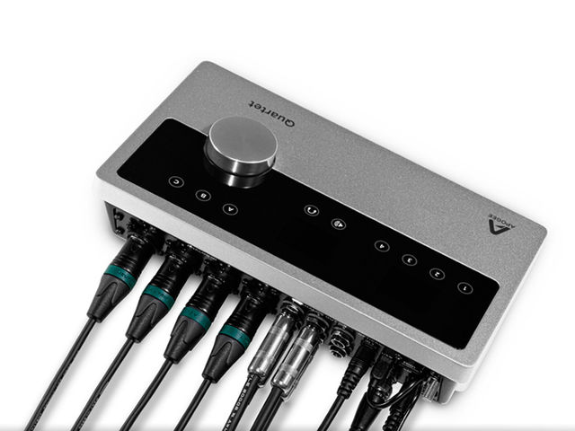 Apogee Quartet rear blank