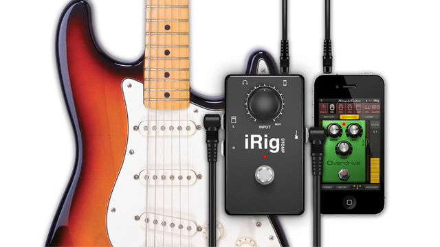 iRig Stomp: plays nice with your new iPhone.