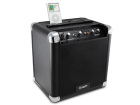 Tailgater iPod dock looks like a guitar amp