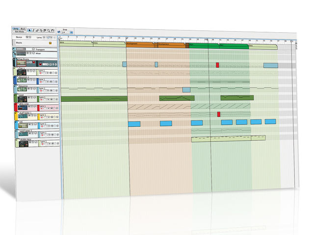 DAW features such as Reason's Blocks mode make it easier to structure your songs.