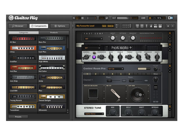 Includes new amps and effects plus sidechaining.