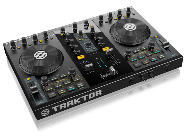 Native Instruments Traktor Kontrol S2 top angle blank