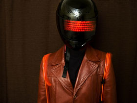 Man makes his own Daft Punk helmet