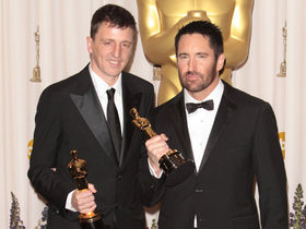 Trent Reznor and Atticus Ross win Oscar for The Social Network score