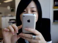 iPhone user
