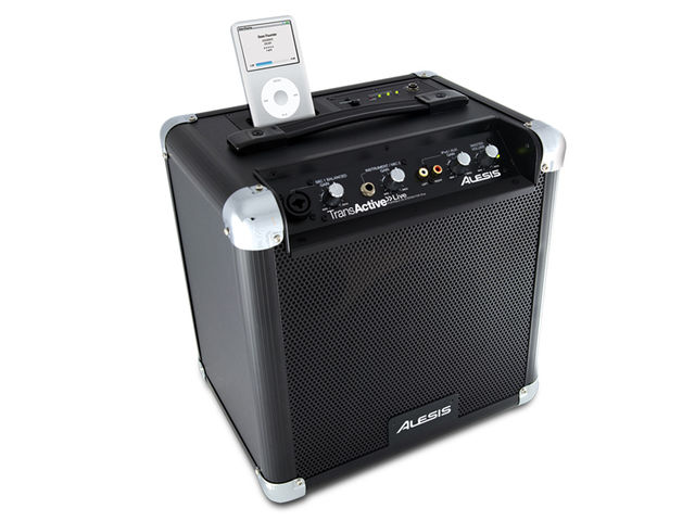 Alesis's TransActive Live can run for up to 12 hours on batteries.