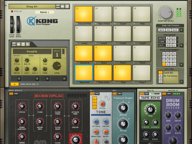 Kong Drum Designer: good for jungle, and much more besides...