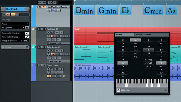 Steinberg Cubase 7 The Chord Track.