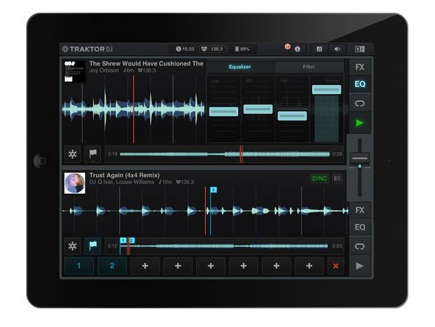 Native Instruments Traktor DJ for iPad