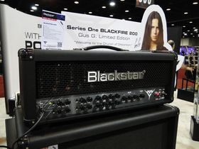 Summer NAMM 2012 video: Blackstar Gus G Blackfire 200 signature amp