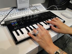 Summer NAMM 2012 video: M-Audio Axiom A.I.R. MIDI controller, A.I.R Ignite software