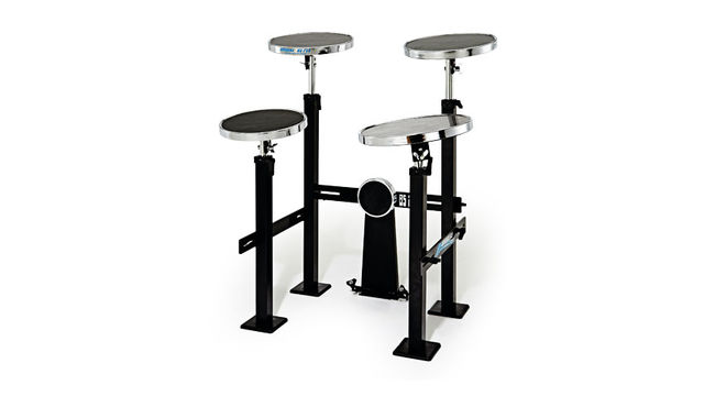 The Practice Kit consists of four pads (10" snare and 10", 11", 12" toms) plus a 5" bass drum pad
