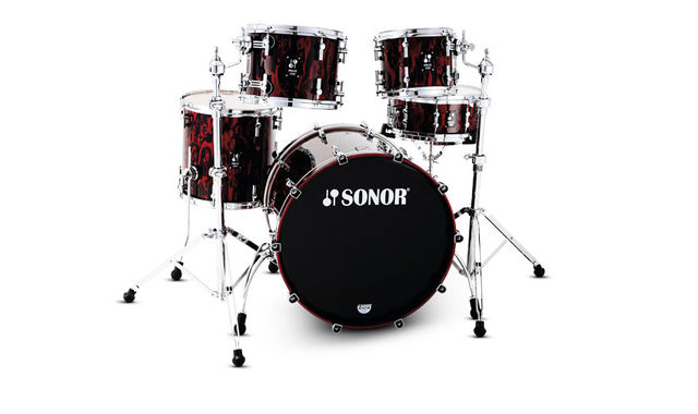Sonor Prolite Kit In the flesh, the Tribal Red of this five-piece review kit is every bit as drool-worthy as the photos suggest