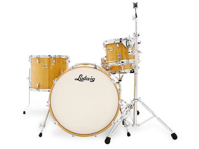 Ludwig Centennial Kit Three 'core' shell packs each have a 12" rack tom and 16" floor tom. You can add more toms from a choice of half-a-dozen further sizes